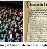 Primii absolvenți ai USMF „Nicolae Testemițanu” depun jurământul de medic în engleză